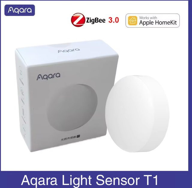 Aqara Lichtsensor T1 Zigbee 3.0 Helligkeitssensor in Weiß mit Apple HomeKit Unterstützung - Bild 1