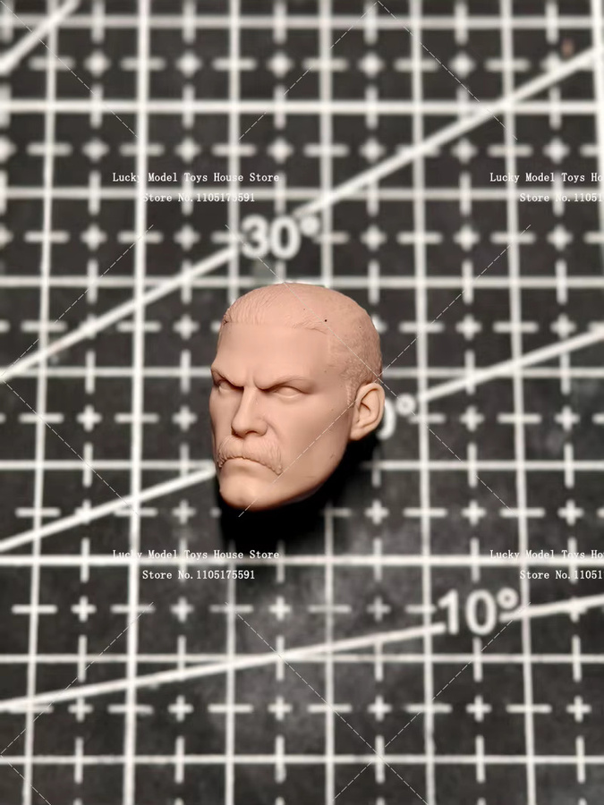Bandai Thragg Tough Guy Man Soldier, unbemalte Kopfskulptur, weiß, Zubehör - Bild 5