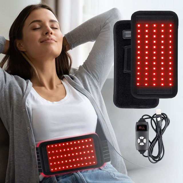 agdoad Nahinfrarotlichtmaschine für Ganzkörper, 660 nm, 850 nm, Unisex, Schwarz - Bild 1
