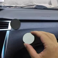 Magnetische Metallplatte in Silber für Handy- und Autohalterungen, B: 30 mm, B: 30 mm - Bild 3