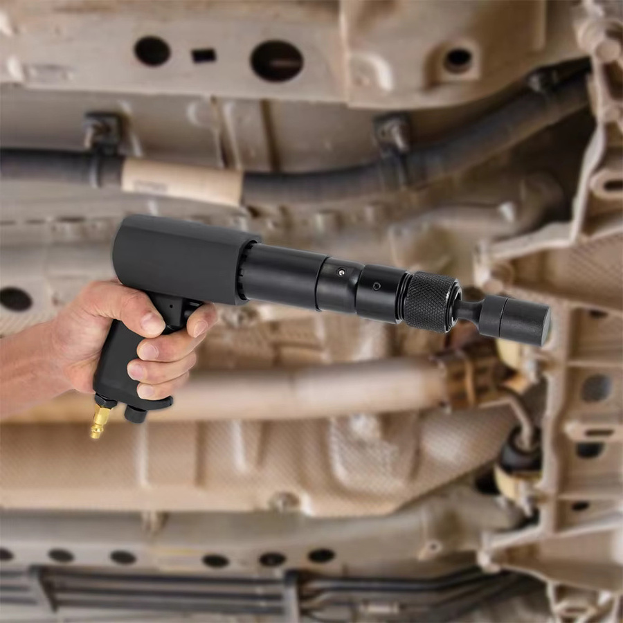 Podofo 25-teiliges pneumatisches Lufthammer-Set in Schwarz mit 2100 BPM und Schnellwechsel-Meißel für die Automobilwartung und Reparatur - Bild 4