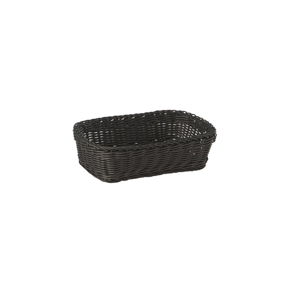 APS Korb PROFI LINE Rechteckig aus Polypropylen Schwarz B/T/H: 26,5 x 19 x 7 cm - Bild 1