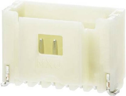 Molex Einbau-Stiftleiste Standard 6-polig in Weiß mit 1mm Rastermaß - Bild 1