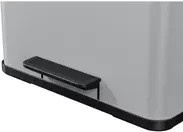 Hailo Öko Trio Plus L Tretabfalltrenner aus Stahlblech und Kunststoff, Silber/Grau, B: 47,0 cm, H: 43,0 cm, T: 34,0 cm - Bild 6