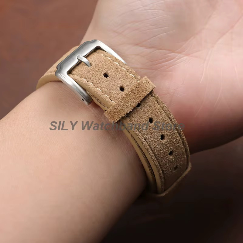 Uhrenarmband Wildleder, Leder, Bunt, Unisex - Bild 2
