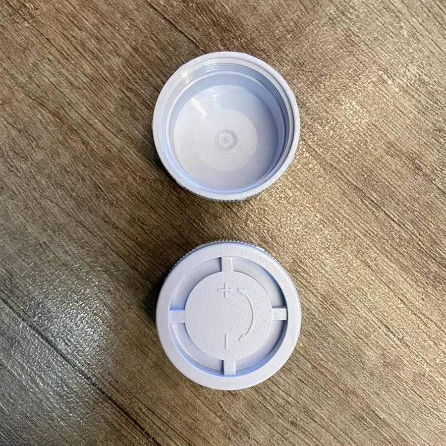 VIBRATITE 2er Set Thermostat-Einstellkappen aus Kunststoff in Weiß, M30x1,5 für Heizkörper-Thermostate zur Temperaturregulierung - Bild 2