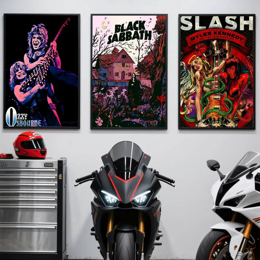 Kayou Black Sabbath Poster Kunstdruck im Anime-Stil, Mehrfarbig - Bild 3