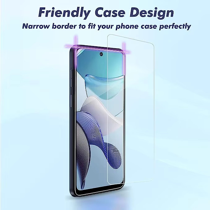 3er-Set Displayschutzfolie aus gehärtetem Glas für Motorola Moto G10 G30 G50 G9 Plus Play Moto One Vision Action Hyper E7 Plus E 2020, transparent - Bild 2