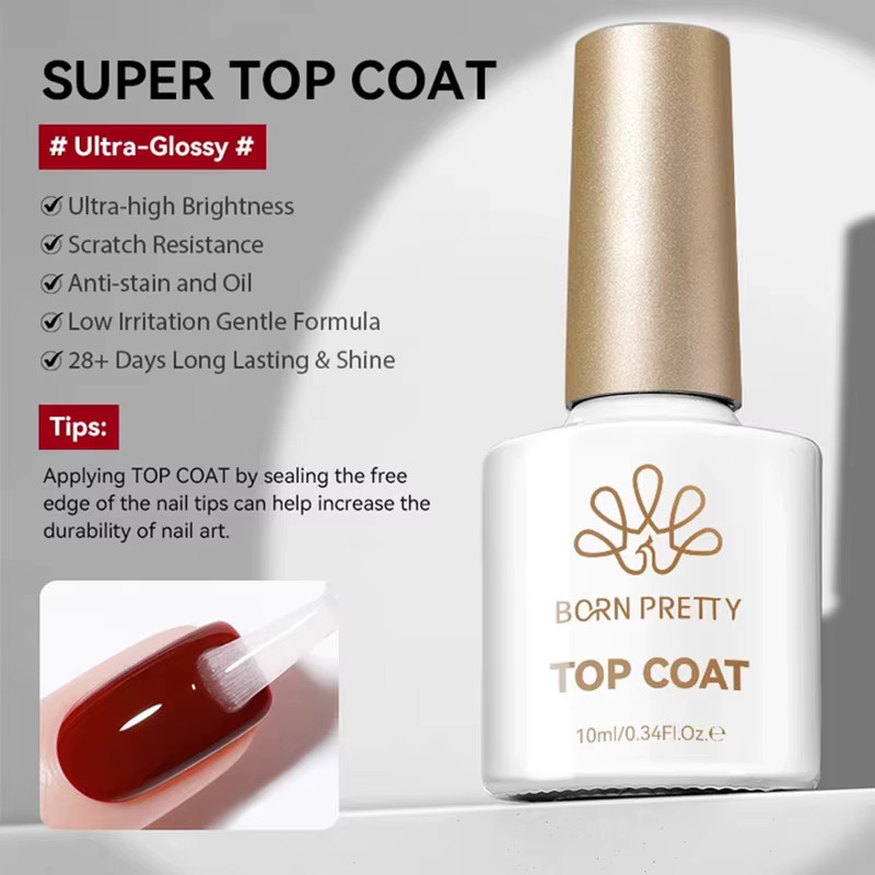 BORN PRETTY Water Drop Top Coat Gel, glänzend - Bild 3
