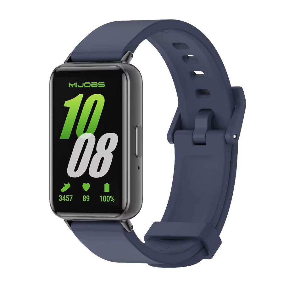 MIJOBS Silikon-Sportarmband für Samsung Galaxy Fit 3 in Pink und Gold, Unisex Ersatzarmband - Bild 2