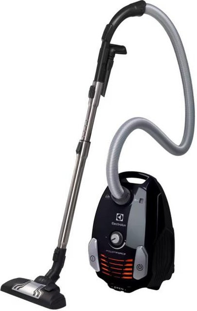 Bosch PowerForce EPF63EB-S Staubsauger mit Beutel in Schwarz inklusive Hartboden Düse - Bild 1