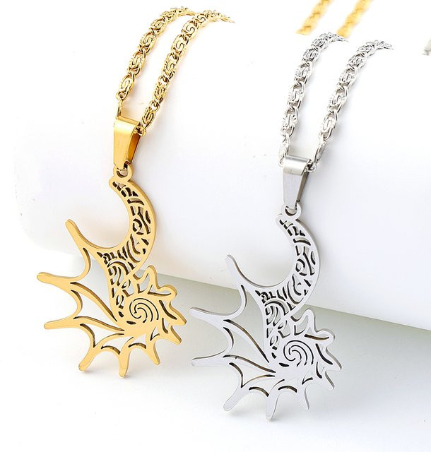 AFAWA Halskette Edelstahl, Gold, Unisex - Bild 1