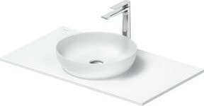 Duravit Konsolenwaschtisch Sivida in Weiß Seidenmatt, B/T: 88 x 50 cm - Bild 1