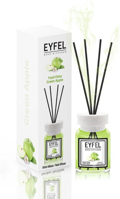 Eyfel Reed Diffuser Duftdiffusor Grüner Apfel 120 ml - Bild 1