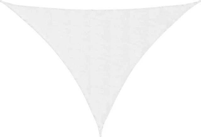 vidaXL Sonnensegel aus Oxford-Gewebe dreieckig in Weiß B/T/H: 3 x 4 x 4 m - Bild 1