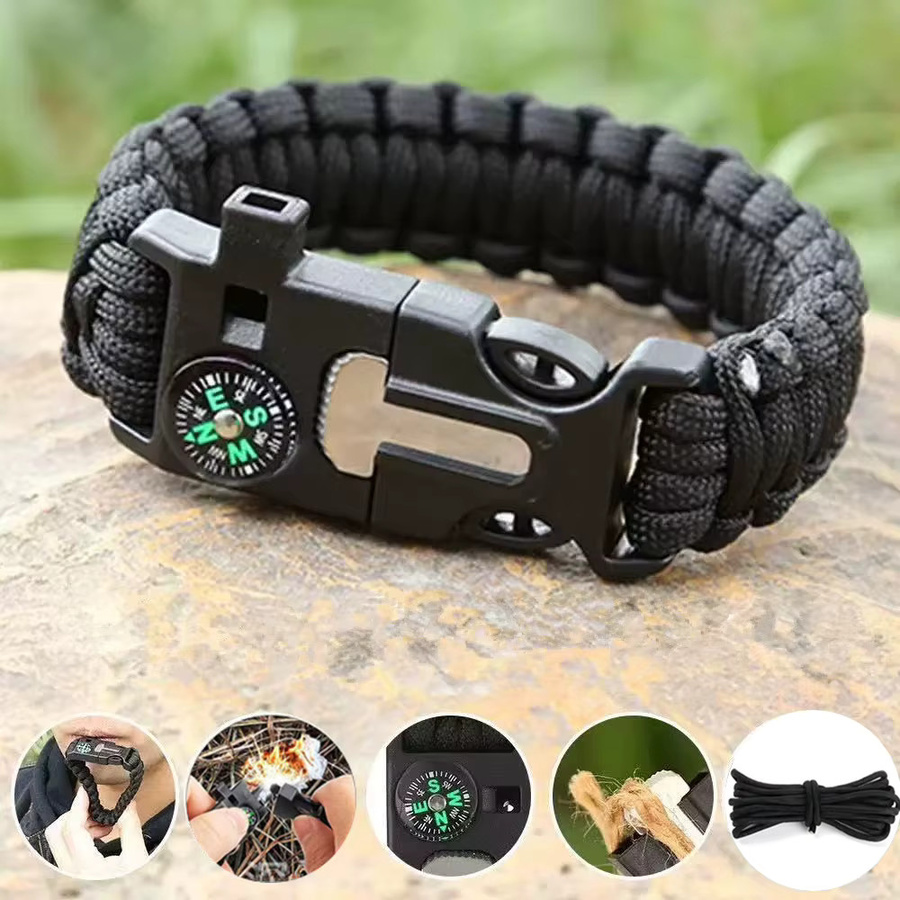 Überlebensarmband, Siebenkern-Paracord, Unisex - Bild 4