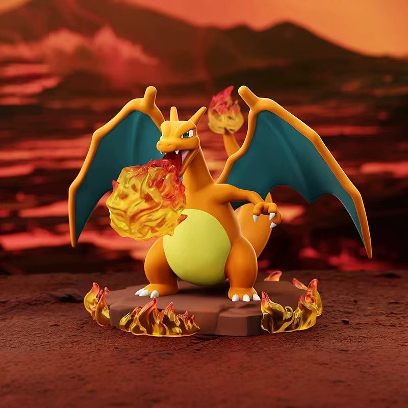 HOLLY BOX Pokémon Actionfiguren, Charizard Blastoise Arcanine Lapras Venusaur Dragonite, Kunststoff, multicolor - Bild 3