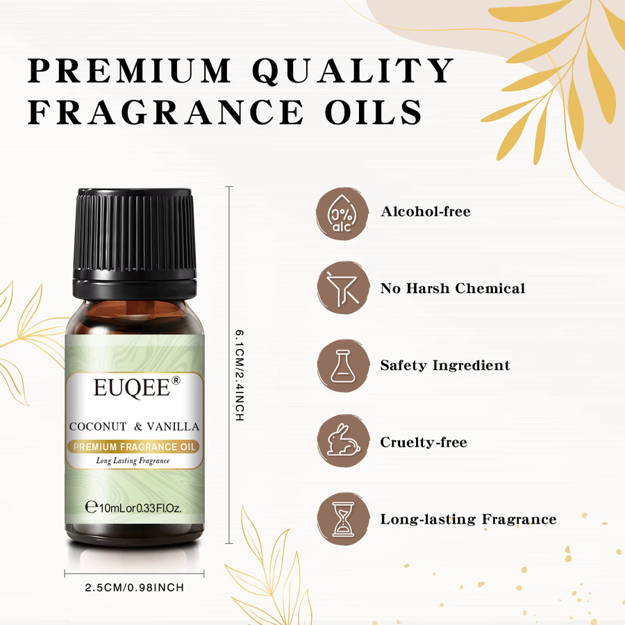 EUQEE Ätherische Öle Duftöl, 10 ml - Bild 3