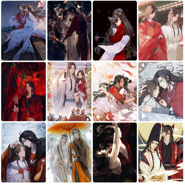Diamantmalerei Anime Heaven Official Blessing Xie Lian Huacheng Mosaik-Kunstset von KAYOU in Multicolour mit runden Diamanten - Bild 1