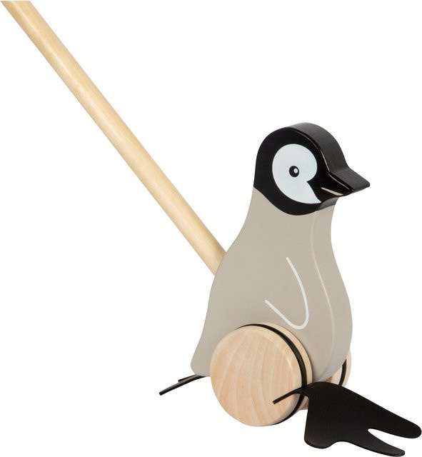 Small Foot Schiebespielzeug Pinguin Holzspielzeug ab 18 Monaten - Bild 1