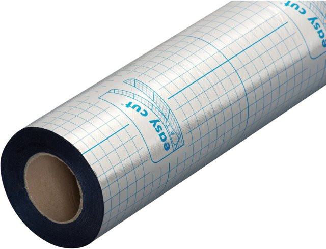 Egger Dampfbremse Aqua+ Aluflex Laminatunterlagsfolie mit Vliesbeschichtung in Silber und Türkis - Bild 1