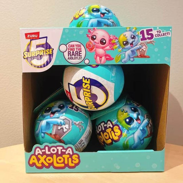 ZURU 5 Surprise A Lot Axolotl Blind Box, Mini-Axolotl-Figuren - Bild 1