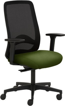 Mayer Sitzmöbel Drehstuhl 2228 in Grün mit Armlehnen und Rollen, B: 70 cm, H: 63 cm - Bild 1