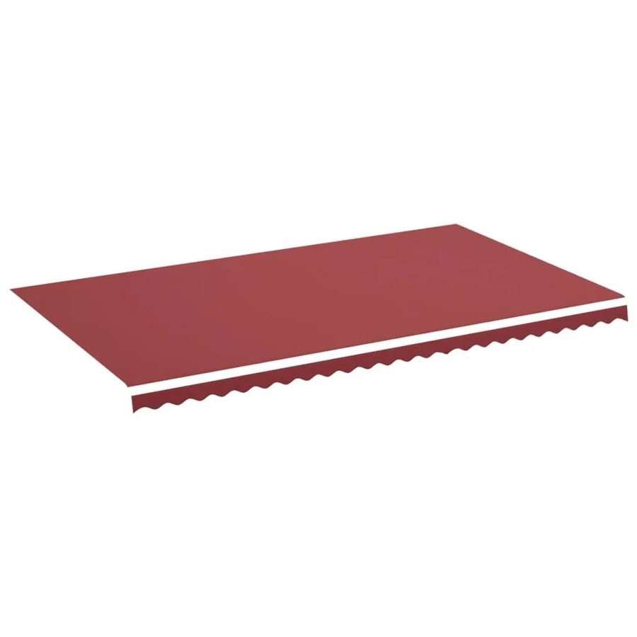 vidaXL Markisenbespannung aus Polyester in Burgunderrot, B x H: 6 x 3,5 m - Bild 2