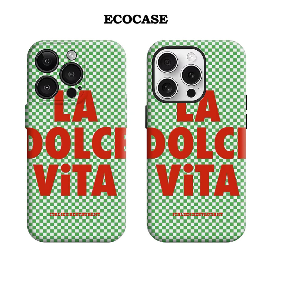 La Dolce Vita Italienisches Handyhülle mit doppelschichtiger Rückseite für iPhone 17 16 15 14 13 12 11 Pro Max Plus - Bild 2