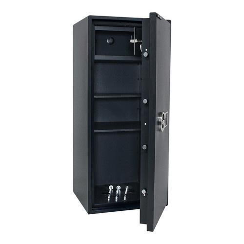 Rottner Tresor Power Safe, elektronischer Stahlschrank in Anthrazit und Schwarz, B: 44,5 cm, H: 100 cm - Bild 3