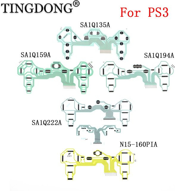 TingDong Leitfähige Film Platine für PS3 Controller Vibration SA1Q135A SA1Q159A 1SA1Q94A SA1Q222A N15-160PIA - Bild 1