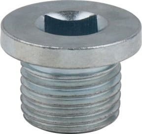 KS Tools Ölablassschraube in Silber, Innen4kant 8mm, M16x1,5x13mm, 25er-Pack - Bild 1