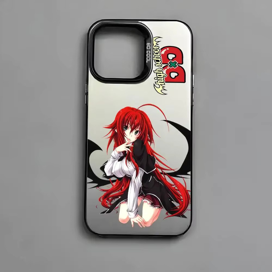 Anime High School DxD Handyhülle für iPhone 11 bis 17 Pro Max in Multicolor mit Matte Laser Metallic Aurora Effekt - Bild 5