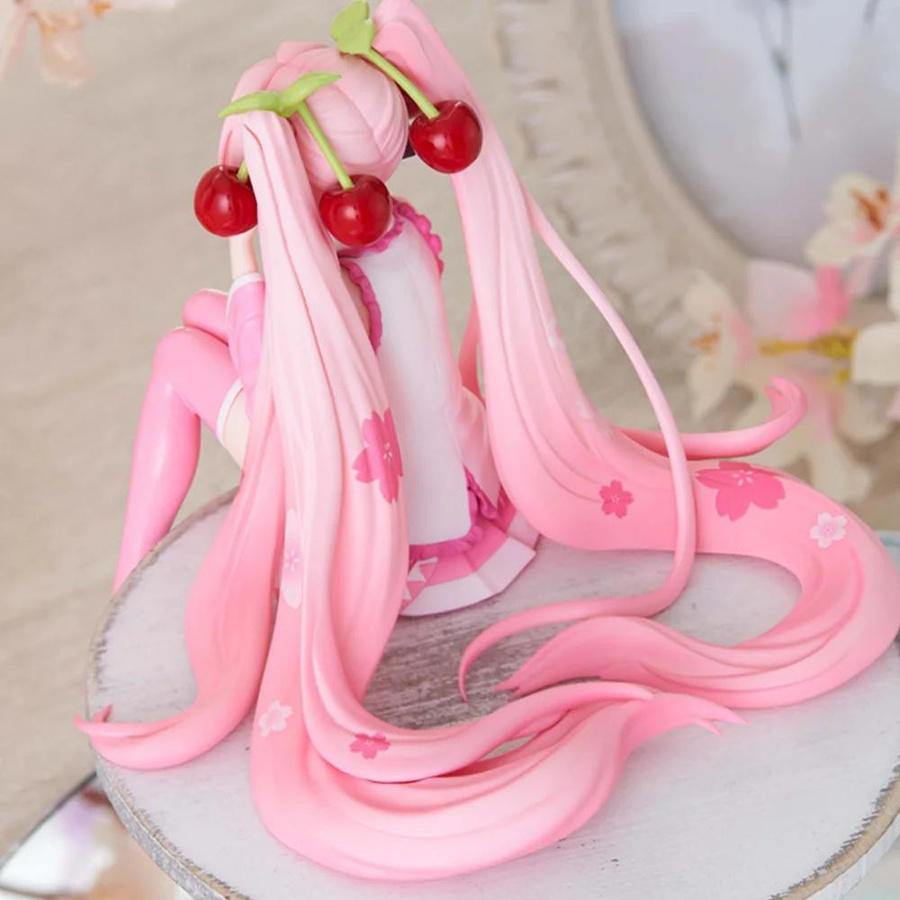 Fashnics Hatsune Miku Anime Figur Rosa Kleid PVC Modell ab 14 Jahren - Bild 2