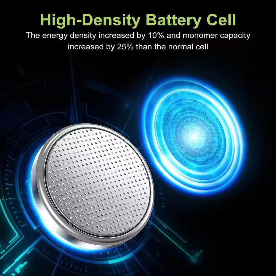 Panasonic CR2032 Lithium-Batterie 3V Knopfzellen in Silber - Bild 3