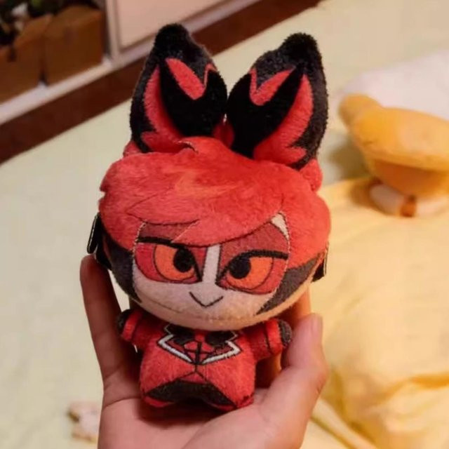 Yiran toy Hazbin Hotel Vox Anhänger, Plüschpuppe, 10cm, ab 18 Jahre - Bild 1