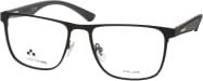 Police VPLN 25 Korrektionsbrille, Vollrand, quadratisch, schwarz, Herren - Bild 1