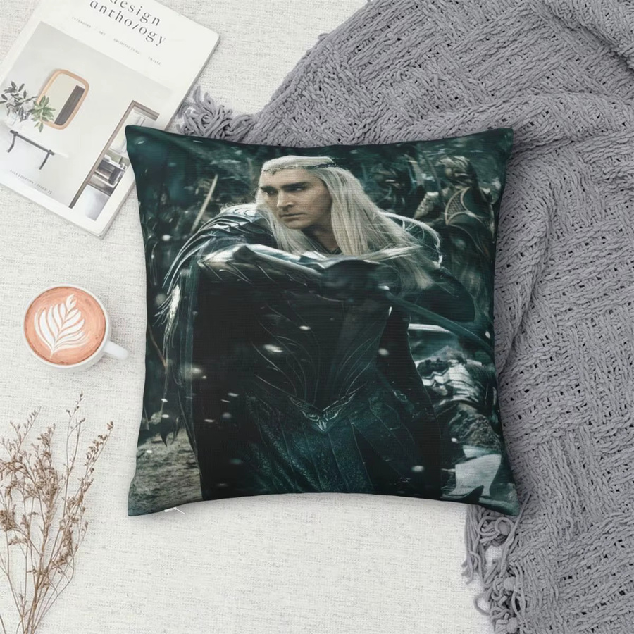 Kissenbezug mit Lee Pace Motiv von CHAMPRINT in Schwarz, B/B/B: 30 x 30 x 30 cm - Bild 5