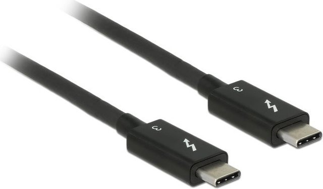 DeLOCK Thunderbolt-Kabel USB Typ C auf USB Typ C, Schwarz, 2,0 m - Bild 1