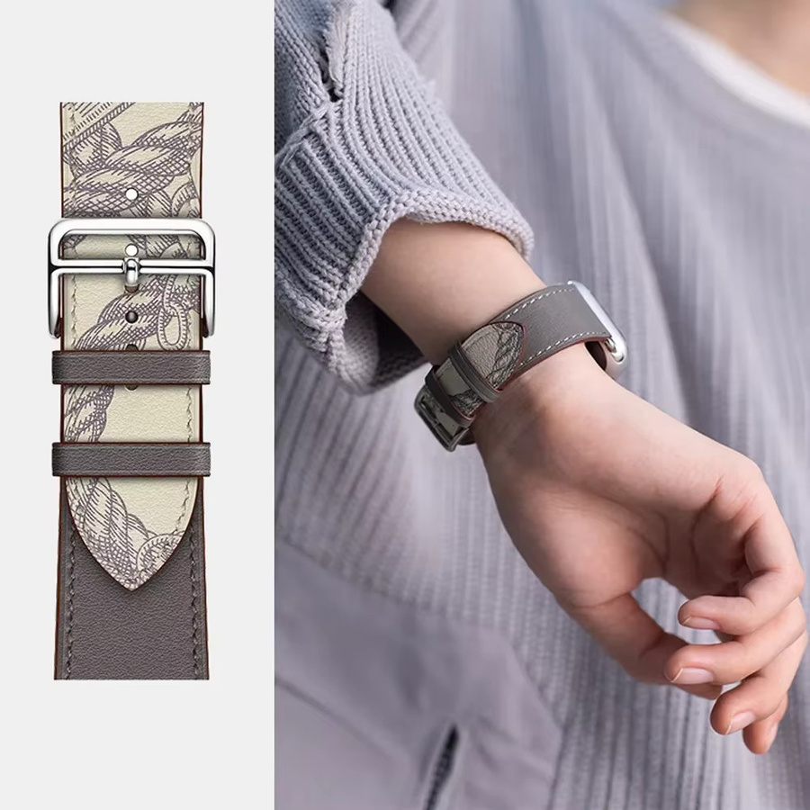PEO Uhrenarmband Leder, Klassisch, Unisex - Bild 1