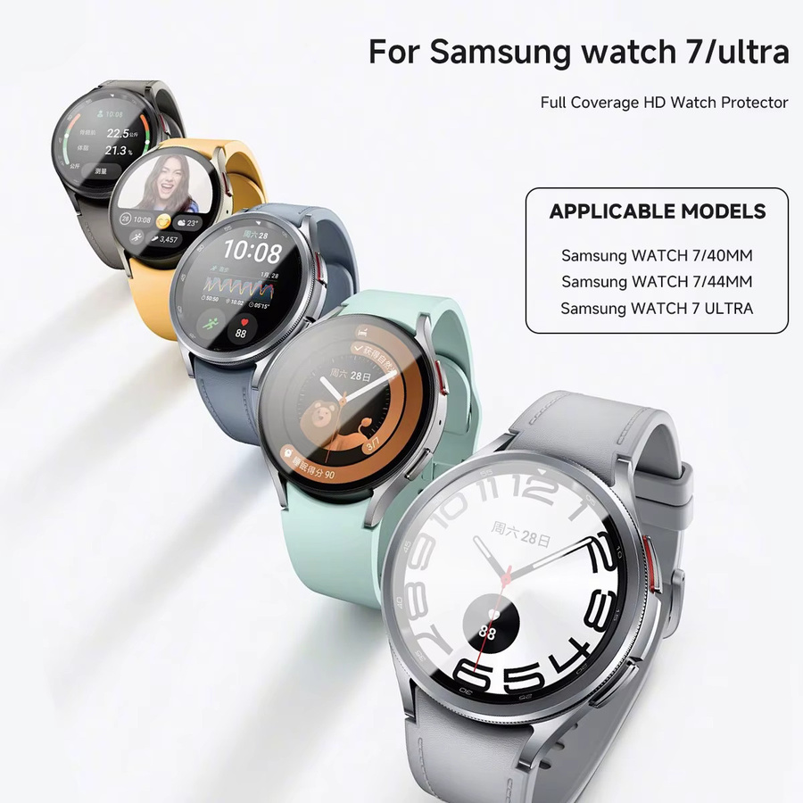 CHIICSMART Schutzglas für Samsung Galaxy Watch Ultra 47 mm, Galaxy Watch 7 40 mm 44 mm - Bild 6