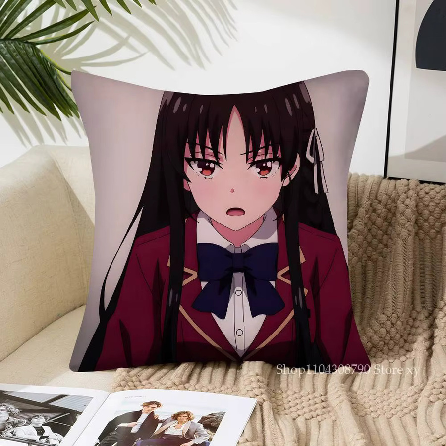 C-Classroom Of The E-Elite Anime-Kissenbezug, quadratischer Kissenbezug in Multicolour, B/B/B: 40 x 40 x 40 cm - Bild 5