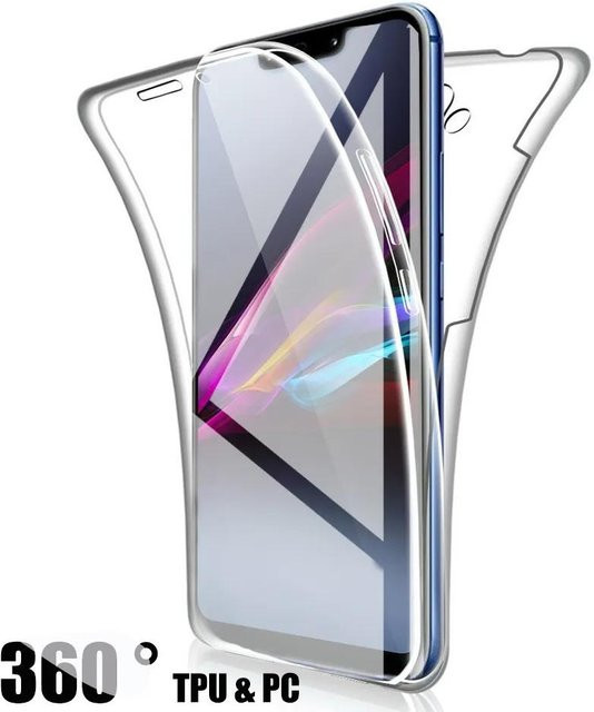Transparente 360 Ganzkörper Stoßschutzhülle aus Silikon für Samsung Galaxy S23 Ultra S22 S21 S20 FE A53 A73 A52 A33 A13 M51 - Bild 1