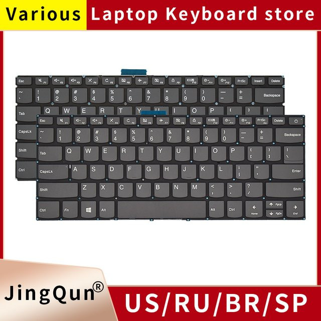 Original Tastatur für Lenovo 320-14, 320s-14, V14-IIL, S340-14api, 120s-14iap, K43C-80, V130-14, 520-14, 330s-14, 330-14, E43-80 in Schwarz - Bild 1