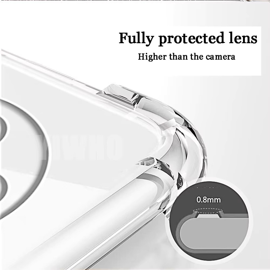 Transparente Airbag-Schutzhülle aus weichem TPU für Xiaomi Redmi A4, A3, A2, A1 und 4a mit Kamera-Schutzlinse - Bild 4