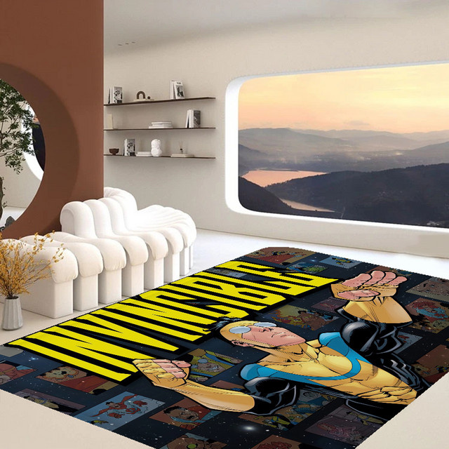 I-Invincible Rutschfeste Bodenmatte mit Kinder-Motiv in Mehrfarbig für Kinderzimmer, Schlafzimmer, Wohnzimmer oder Balkon - Bild 1