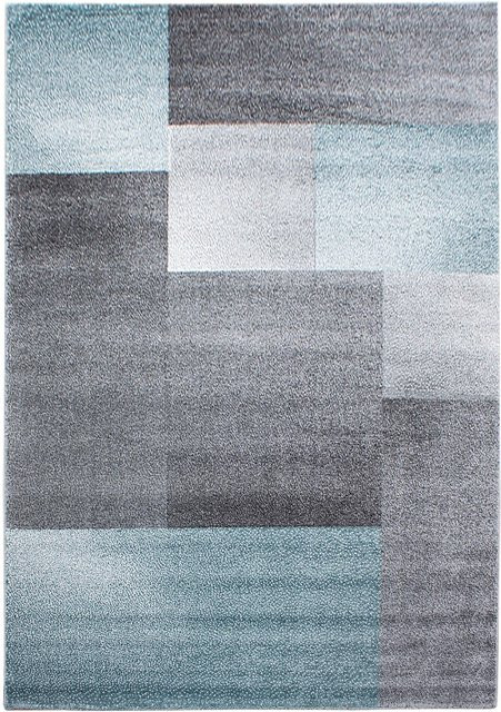 Ayyildiz Kurzflorteppich Lucca Blau B: 80 cm, T: 250 cm - Bild 1