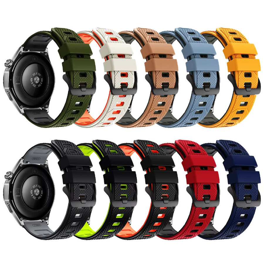 Zeblaze Uhrenarmband, Silikon, 22 mm, Multicolor, Unisex - Bild 3