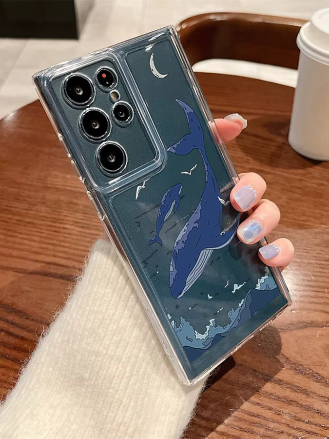 Turtle Shark Silikon Handyhülle für Samsung Galaxy in Transparent - Bild 5