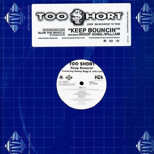 Zu Kurz - Keep Bouncin' 12-Zoll Vinyl Single von Jive, Farbe: Weiß, Gebraucht - Bild 1